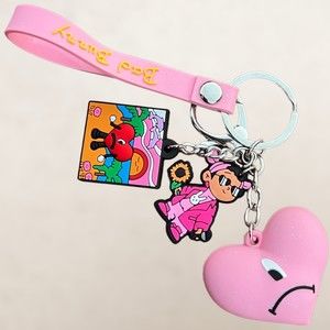 Bad Bunny Keychain Pink